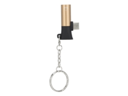 Adaptador 2 em 1 com chaveiro para áudio e carregamento EOOCOO