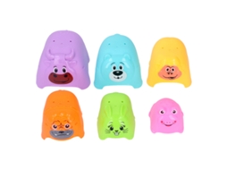 Ats 6 Xícaras Apiláveis Animais Bonitos Brinquedo Educativo para Bebê Melhora Habilidades Motoras
