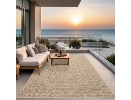 Tapete Kansas Exterior Interior Juta - Natureza - 240x340 Cm