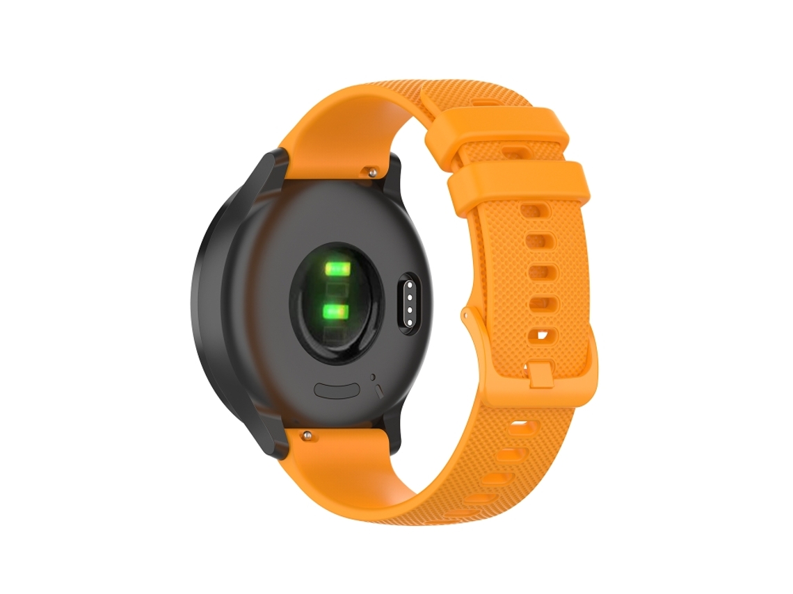 Bracelete Para Samsung Galaxy Watch (46mm) - Silicone Xadrez (22mm) - Amarelo