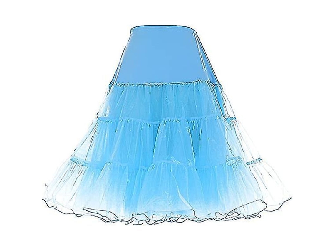2026 Vintage Rockabilly anágua para Mulher Saia Tutu Anos 50 Saidinha Voluminosa Organdi