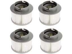 Conjunto de 4 cartuchos de filtro para spa AQUAFORGE