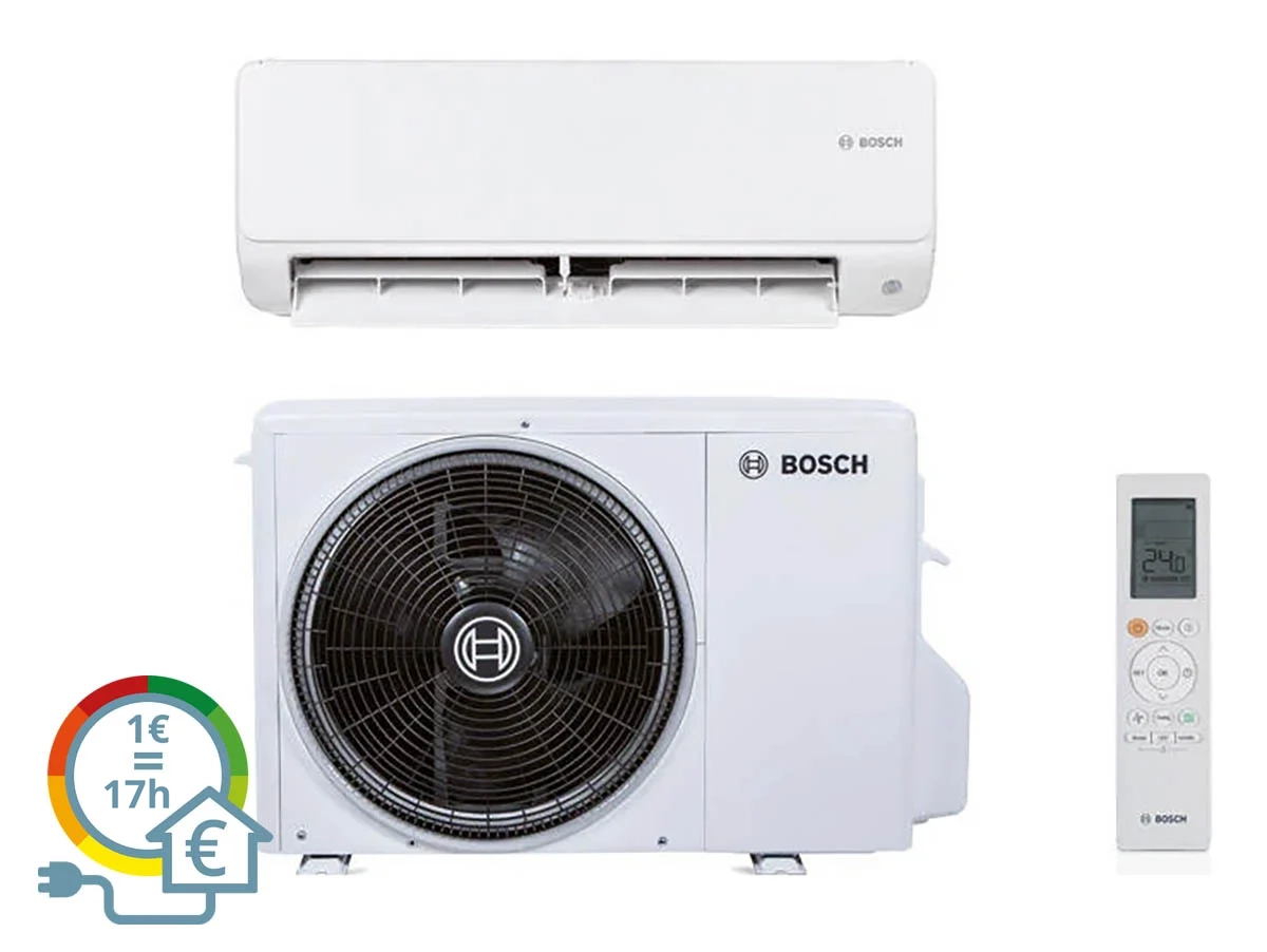 Ar Condicionado BOSCH CLIMATE 6001 I 3.5KW (24 m² - 12000 BTU - Branco)