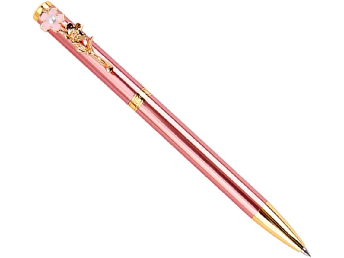 Caneta Rollerball De Metal, Instrumento Escrita Criativa, Com Tinta