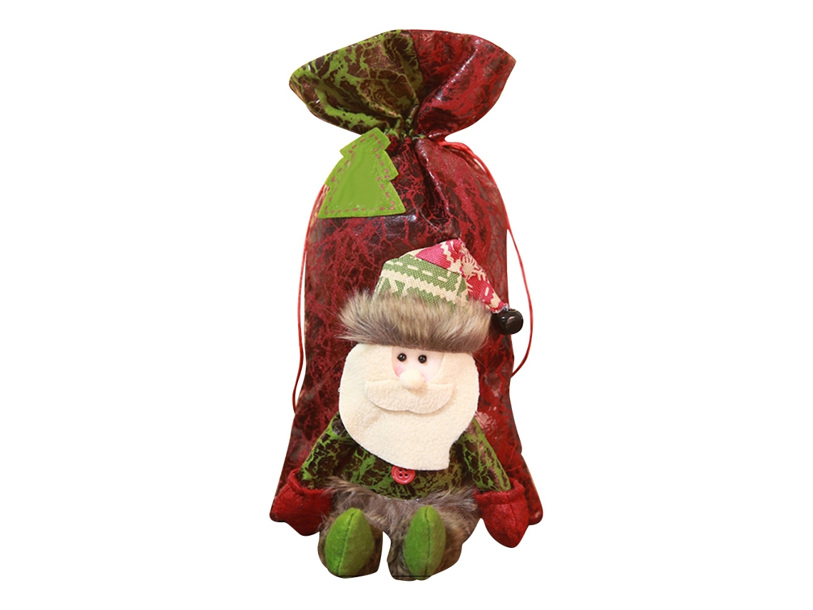 Laxiscreed Sacola De Natal Para Doces, Decoração Festiva E Itens De Festa Com Santa Claus