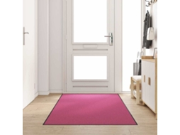 Vidaxl Tapete De Entrada Rosa E Preto 120 X 300 Cm 100% Poliamida