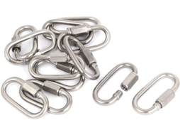 Conectores Rápidos M5 de Aço Inoxidável Resistente À Ferrugem, 12 Peças CHABERLU