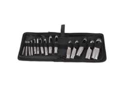 Yuru 15pcs Punção de Couro em Aço Carbono Manual para Furos em Cintos 3 25mm Ferramentas de Perfurar Hardware