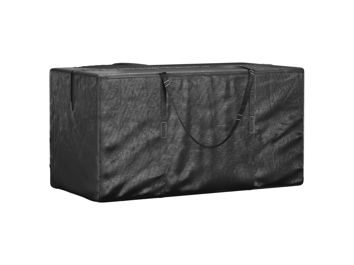 Vidaxl Saco De Arrumação P/ Árvore Natal 150x75x75cm Polietileno Preto