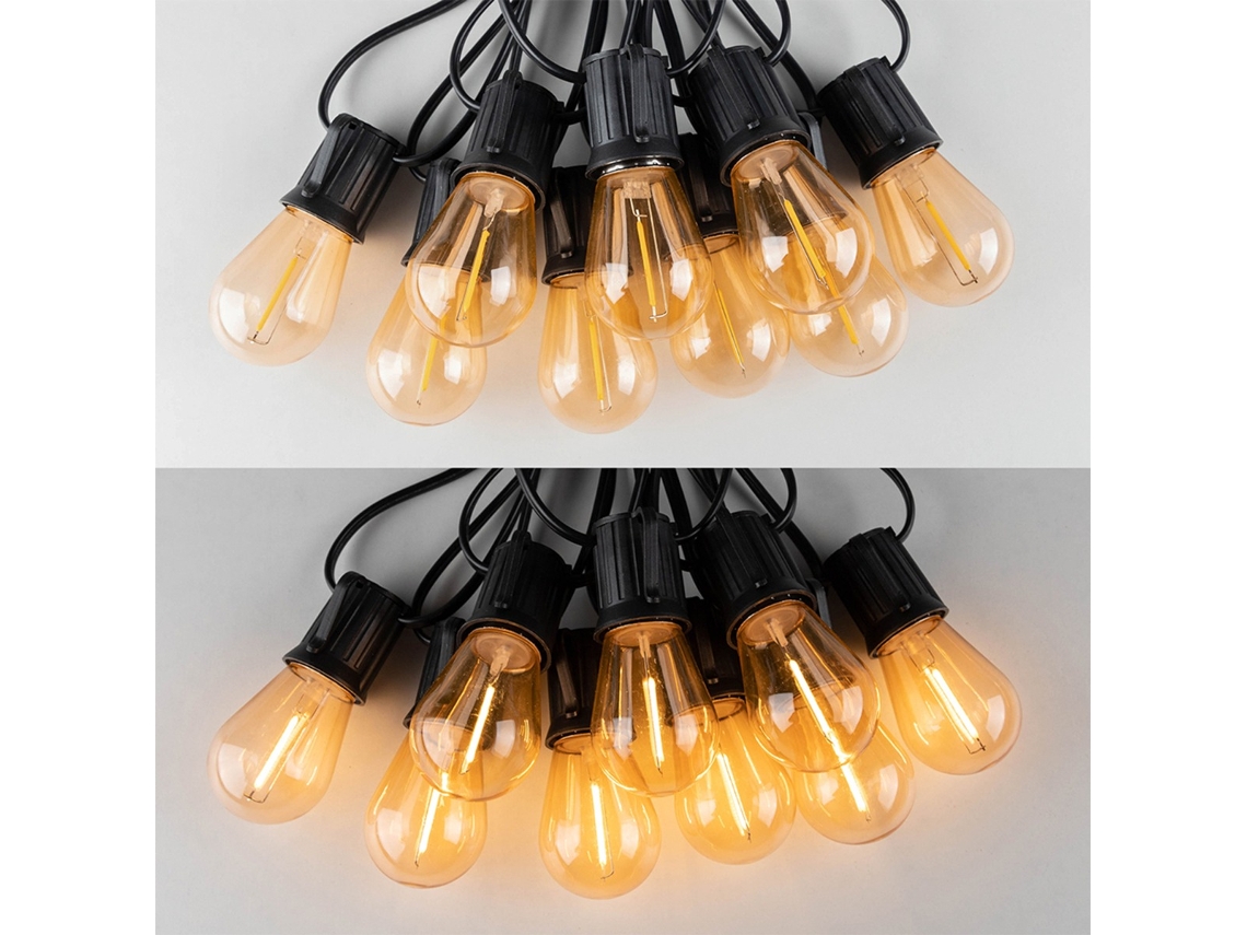 Cordão De Luzes Led, 1w, 15 M, Resistente À Água, Para Decoração De Casa, Festas, Jardim E Eventos