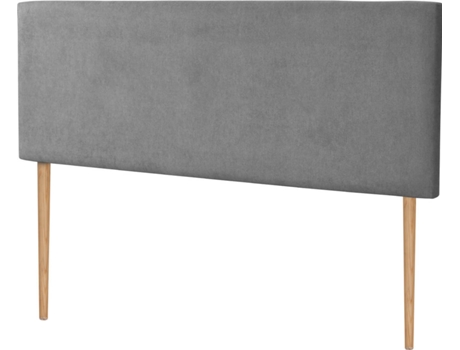 Cabeceira de Cama DHOME Estofada (Cinzento - Tecido - 160 x 5 x 105 cm)