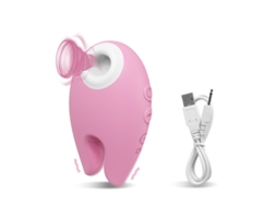 Vibrador De Massagem De Suco Multifrequncia 2 Em 1 Para Mulheres (rosa) Yizhood