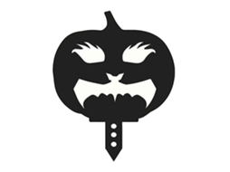Sinal De Pátio Ao Ar Livre Estaca De Jardim Halloween