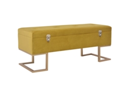 Bench, Benches Vidaxl Amarelo Tecido (n/a)