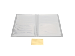 Livro De Armazenamento De Adesivos De Unha Transparente Com Grande Capacidade Para Decalques E Fotos Com Etiqueta