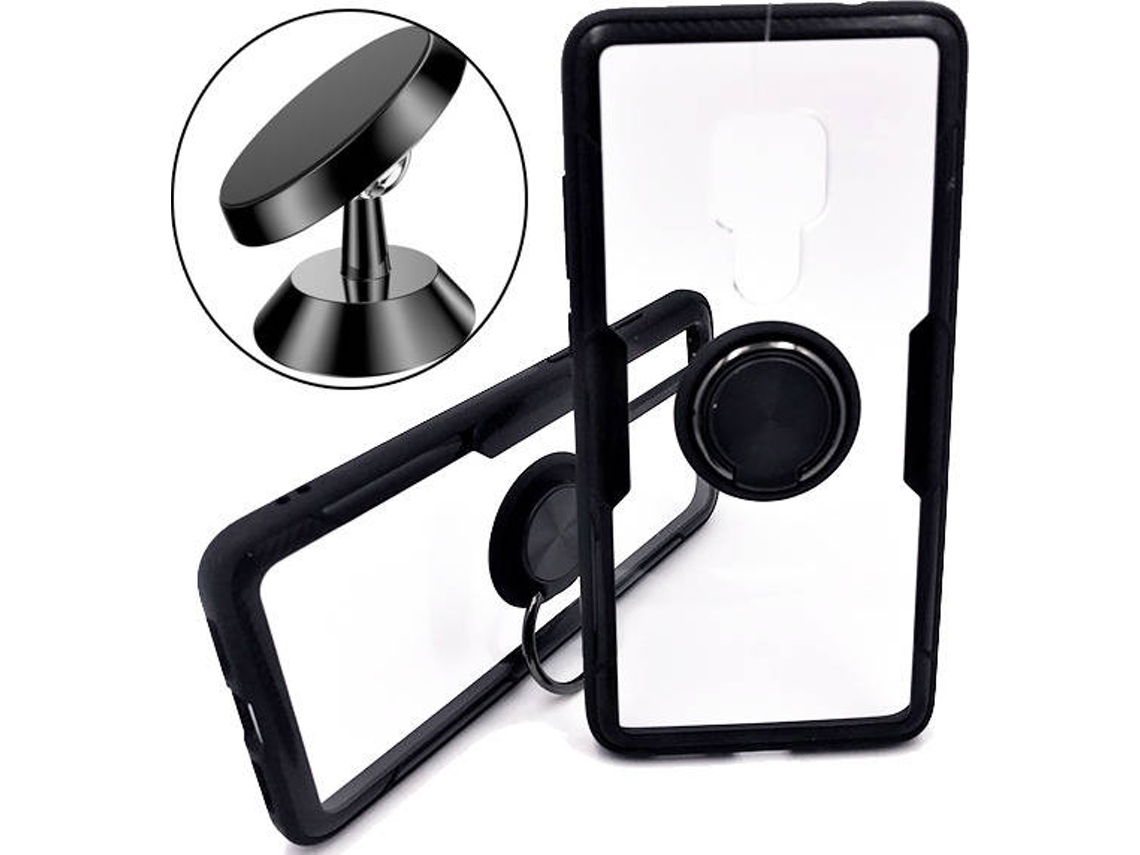 Kit Suporte Magnético e Capa Huawei Mate 20 3x1 Clear Armor Transparente