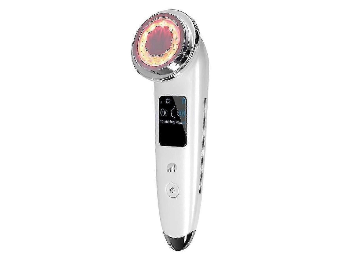 Massageador Facial Elétrico Lifting 4 em 1 Antienvelhecimento Firmador Js GOKOCO (branco)