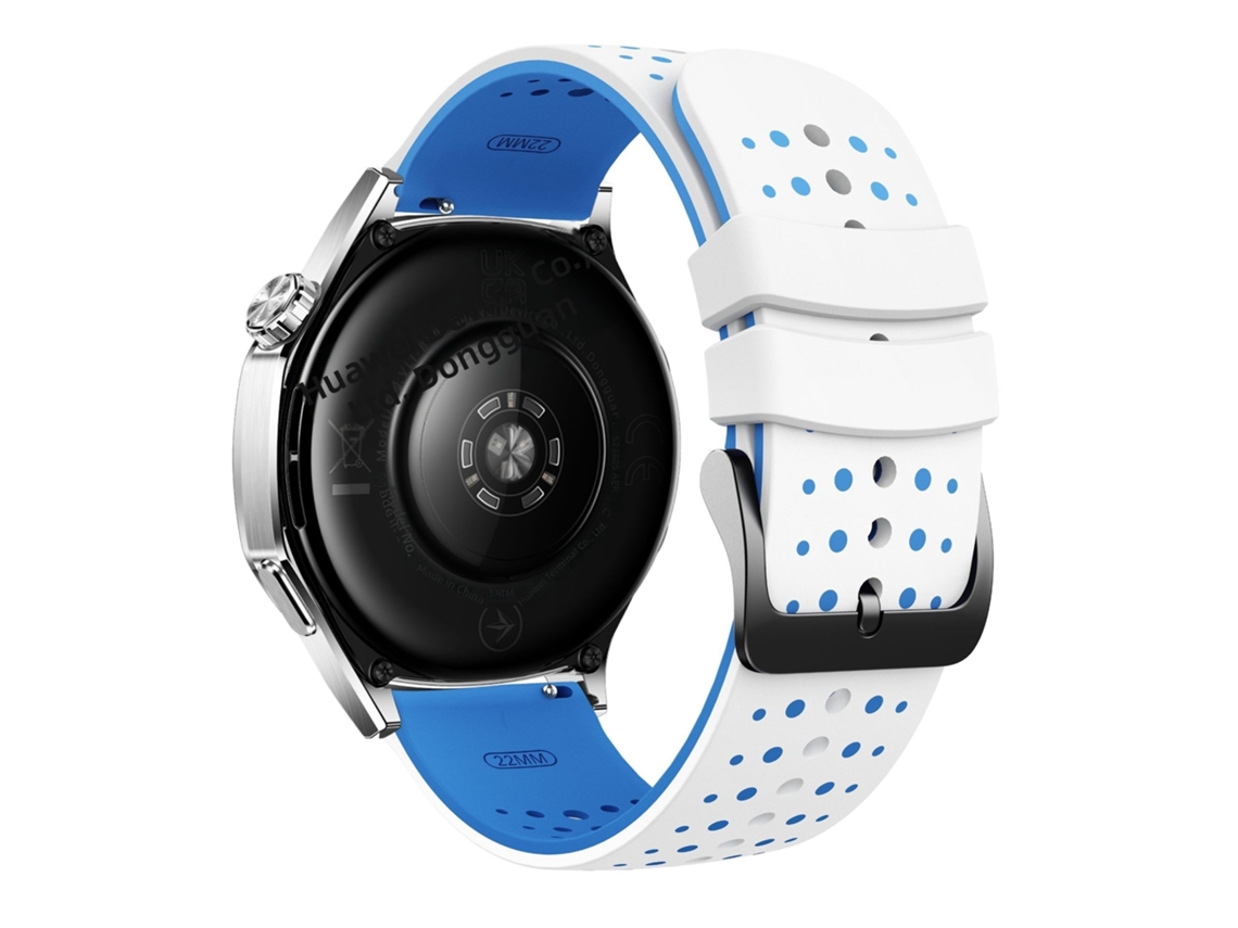 Pulseira de Silicone 22mm para Suunto 9 Peak, Huawei, Xiaomi, Redmi, Samsung Duas Cores e Padrão Estrelado CHABERLU