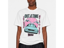 Rockinstone Back To The Future Movie Outta Time Pastel White Adult T-shirt Size:xxl