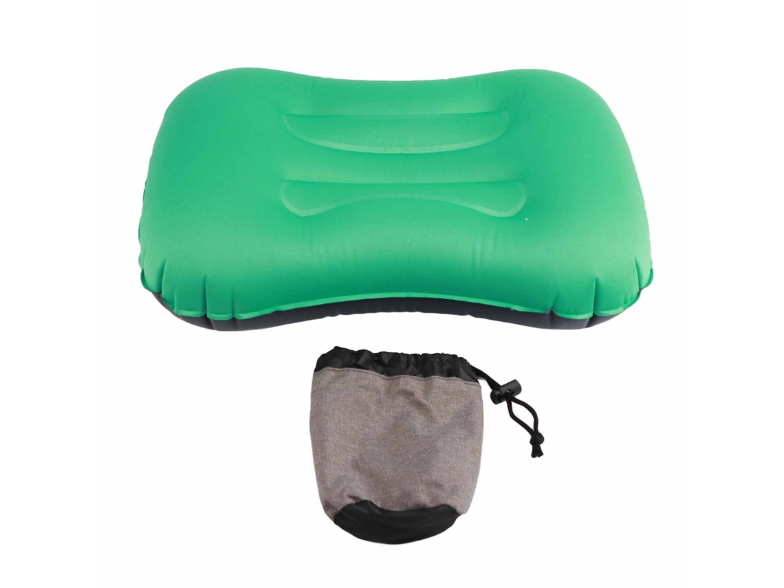 Almofada Inflável Auto Inflável Dobrável Portátil com Estrutura Curva para Acampamento e Viagem | S/MARCA
