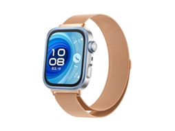 Pulseira de substituição em aço inoxidável para Huawei Fit 4 Pro rosa ouro HEXINYIGJLY
