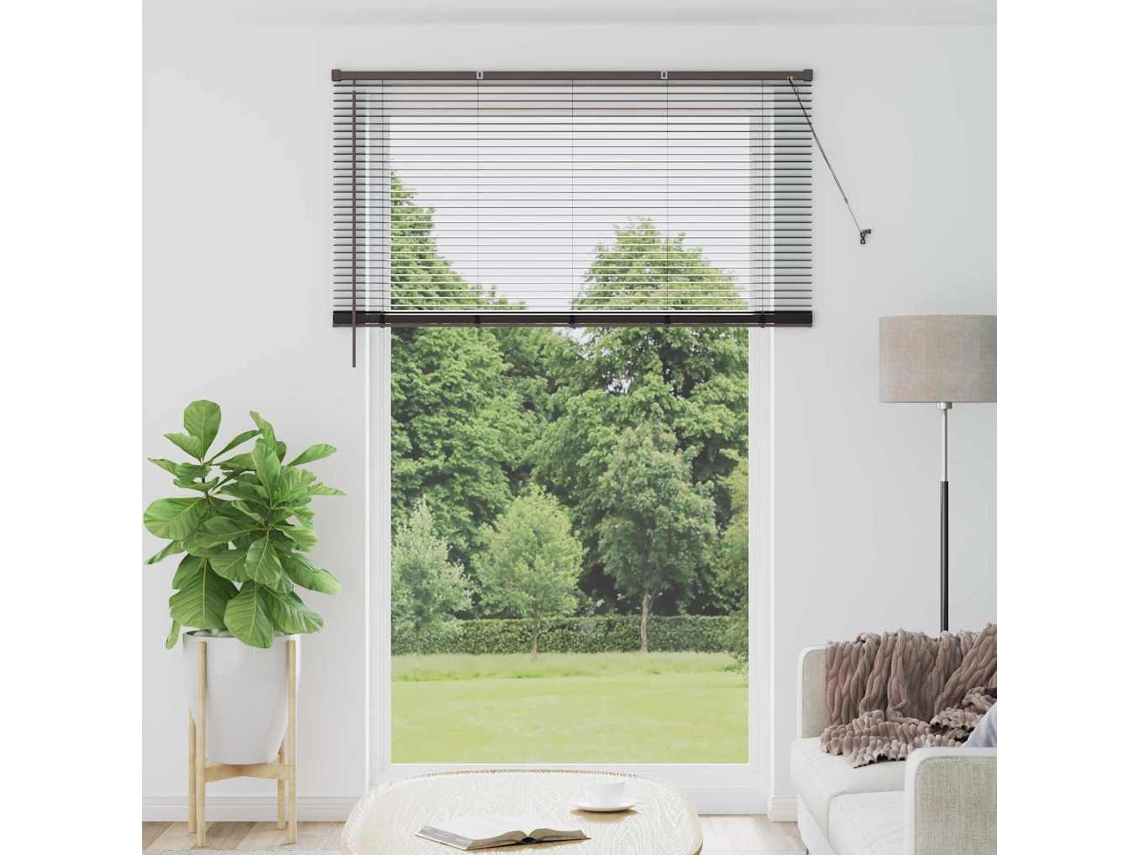 Vidaxl Persianas Venecianas Preto 220 X 145 Cm Alumínio