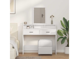 Vidaxl Mesa De Vestir Branco 100 X 41 X 140 Cm Derivados De Madeira