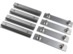 Conector De Trilho Painel Alumínio, Suporte De Montagem Perfil, Módulo Fotovoltaico, Braçadeira Ajustável De 0a 10mm