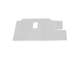 Matriz de corte de metal gravada em formato de caixa de leite para scrapbooking e cartões DIY.