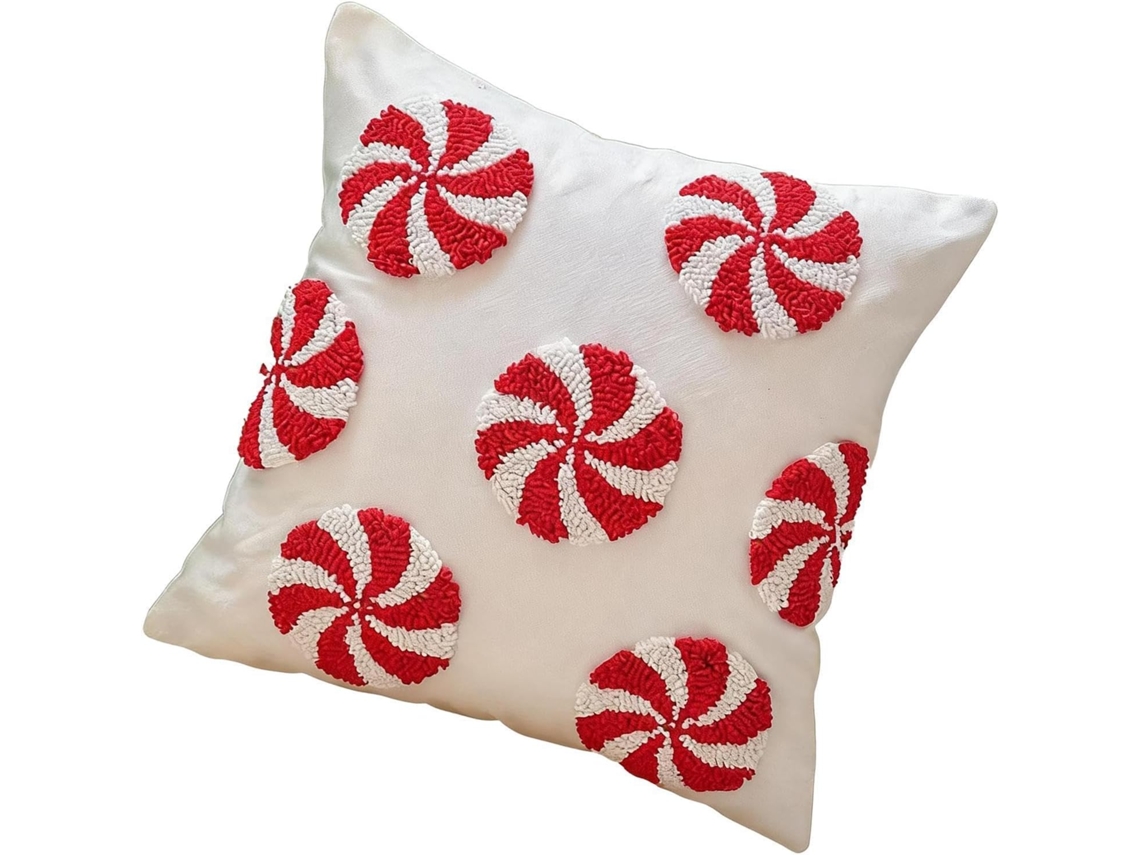 Capas De Almofada Natalinas 45 X 45 Cm Com Decoração Macia 3d