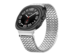 Pulseira De Aço Inoxidável Com Fecho Magnético De Nove Contas Para Samsung Galaxy Watch Ultra 47mm