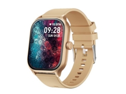 Relógio Inteligente SHAH ARPAN X8 Tela Grande 2.01 Da Fit Bluetooth Call True Heart Rate Bateria Extra Longa Dourado