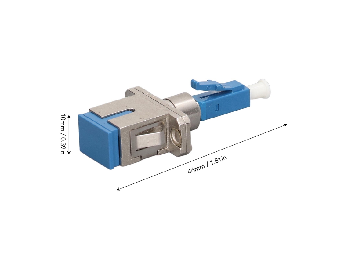 Conector Híbrido De Fibra Óptica Laxiscreed Lc Macho Para Sc Fêmea Para Medidores De Potência Ótica