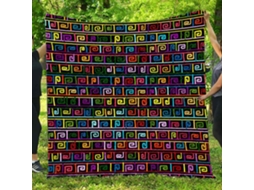 Colcha Acolchoada Fansu Capa de Cama com Ar Condicionado Conjunto Roupa para Sofá Estampa Étnica Mandala Boho,