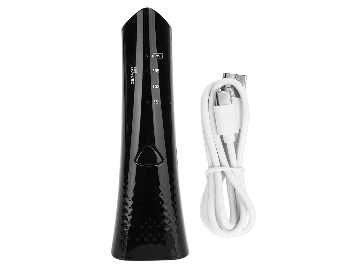 Lâmpada Uv Portátil Para Secar Esmalte De Unhas Máquina Multifuncional Detector De Notas Negra
