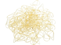 Clipes de Papel Ultechnovo 100-Metal, Formato Gota, Golden Criativos, Clipes Decorativos para Mesa E