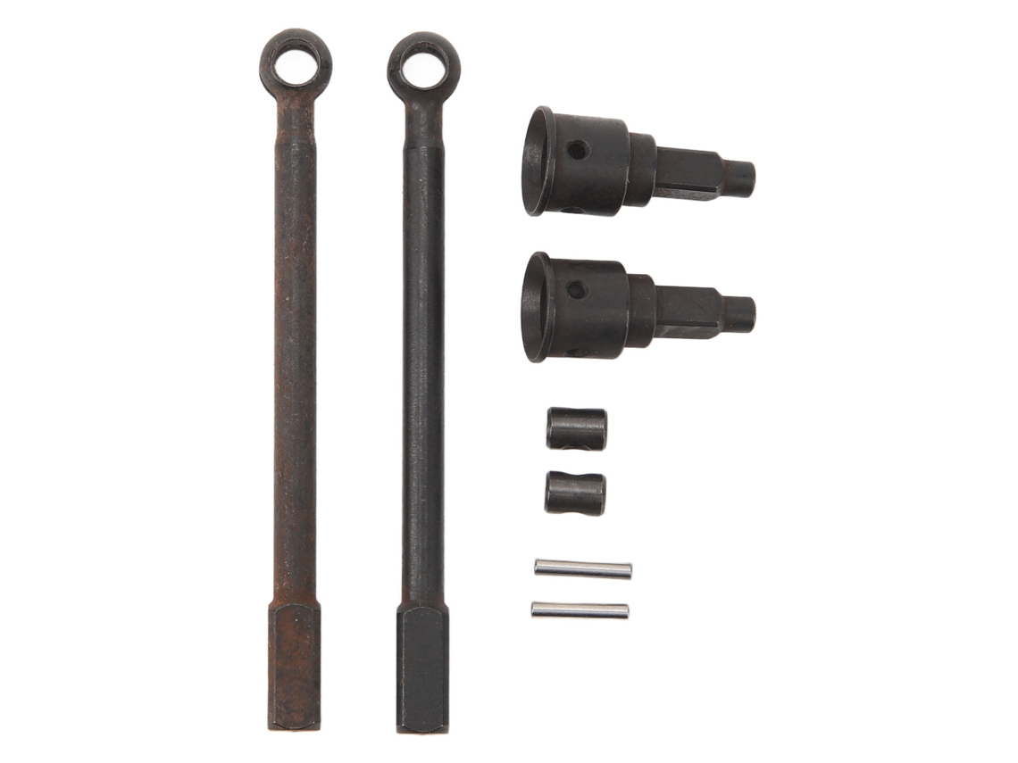 Eixo De Transmissão Rc Aço Anti-óxido Conjunto De Eixo Dianteiro Para Carro Controle Remoto Axial 1/18 Utb18 Capra