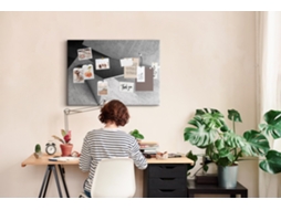 Painel De Cortiça Para Parede Abstração De Triângulos Para O Quarto Das Crianças Espelharte (70x100 Cm)