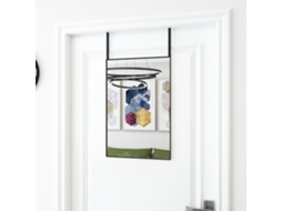 Vidaxl Espelho Para Porta 40x60 Cm Vidro E Alumínio Preto