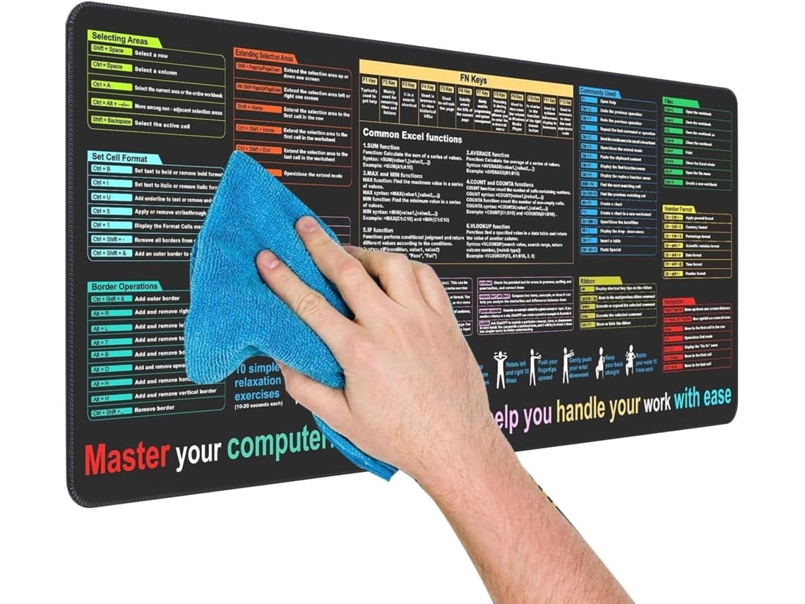 Mousepad Com Atalhos Integrados E Design Prático.