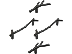 Puxadores Decorativos, Estilo Delicado E Suave, Conjunto De 4, Resistentes À Corrosão.