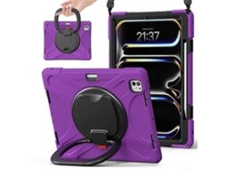Capa de silicone híbrida para tablet Webake com suporte e alça de ombro