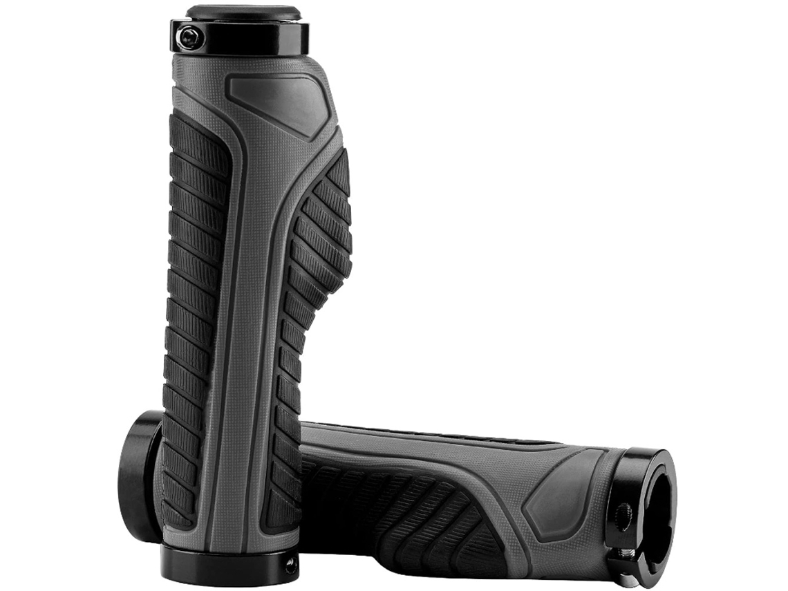 Gripy Chwyty Rowerowe Ergonomiczne Śr. 22mm Szare