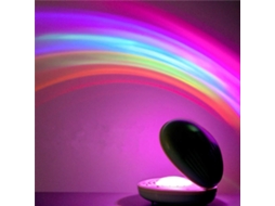Lâmpada de Projeção Arco, Íris em Formato de Concha Pérola Rara, Led, Céu Colorido, Neon BRILVIBERA