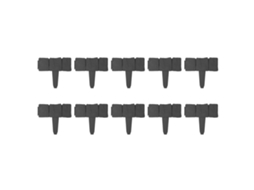10pcs contorno de jardim com efeito de pedra para canteiro e gramado