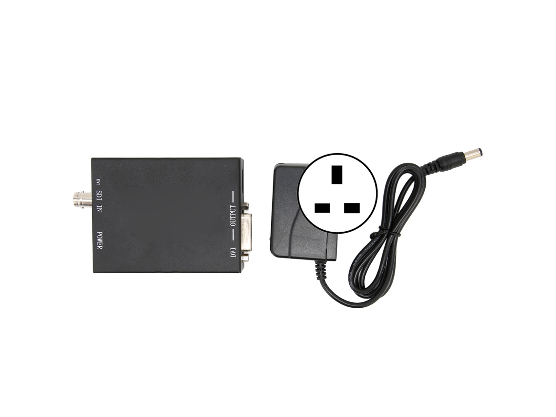 Conversor EOOCOO, mini SDI para HDMI, áudio SDI para DVI