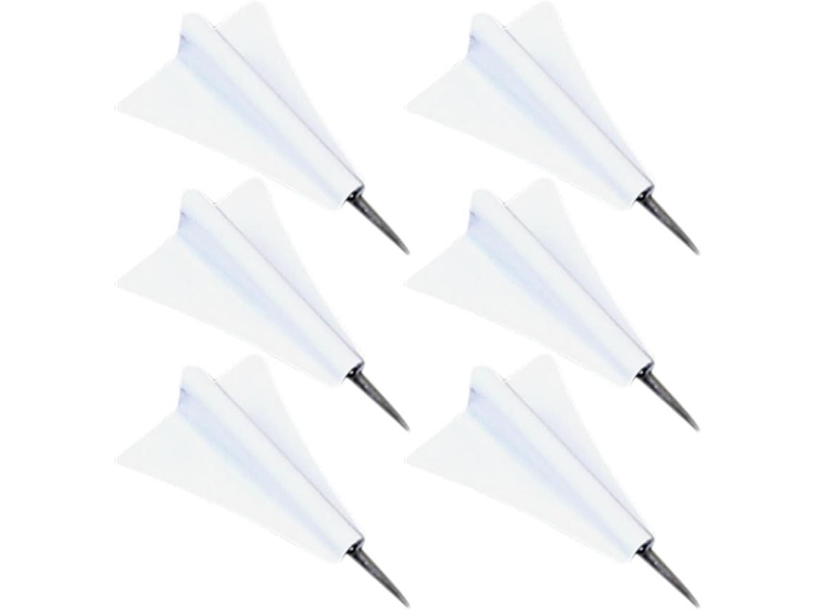 Alfinetes De Avião Cortiça Vagamente Brancos, Substituíveis, 6 Peças