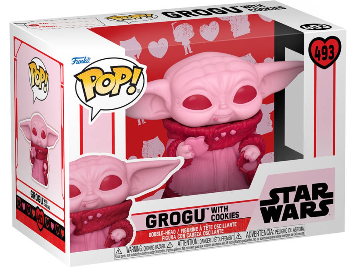 Figura Funko Pop! Figura de Vinyl Valentine's Day Star Wars The Mandalorian: Grogu