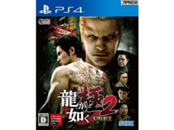 Jogo PS4 Ryu Ga Gotoku Kiwami 2 Yakuza SEGA Sony Japonês Importação