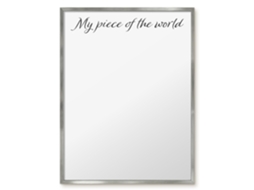 Magnetic Board My Piece Of The World For The Living Room Espelharte (60x80 Cm)